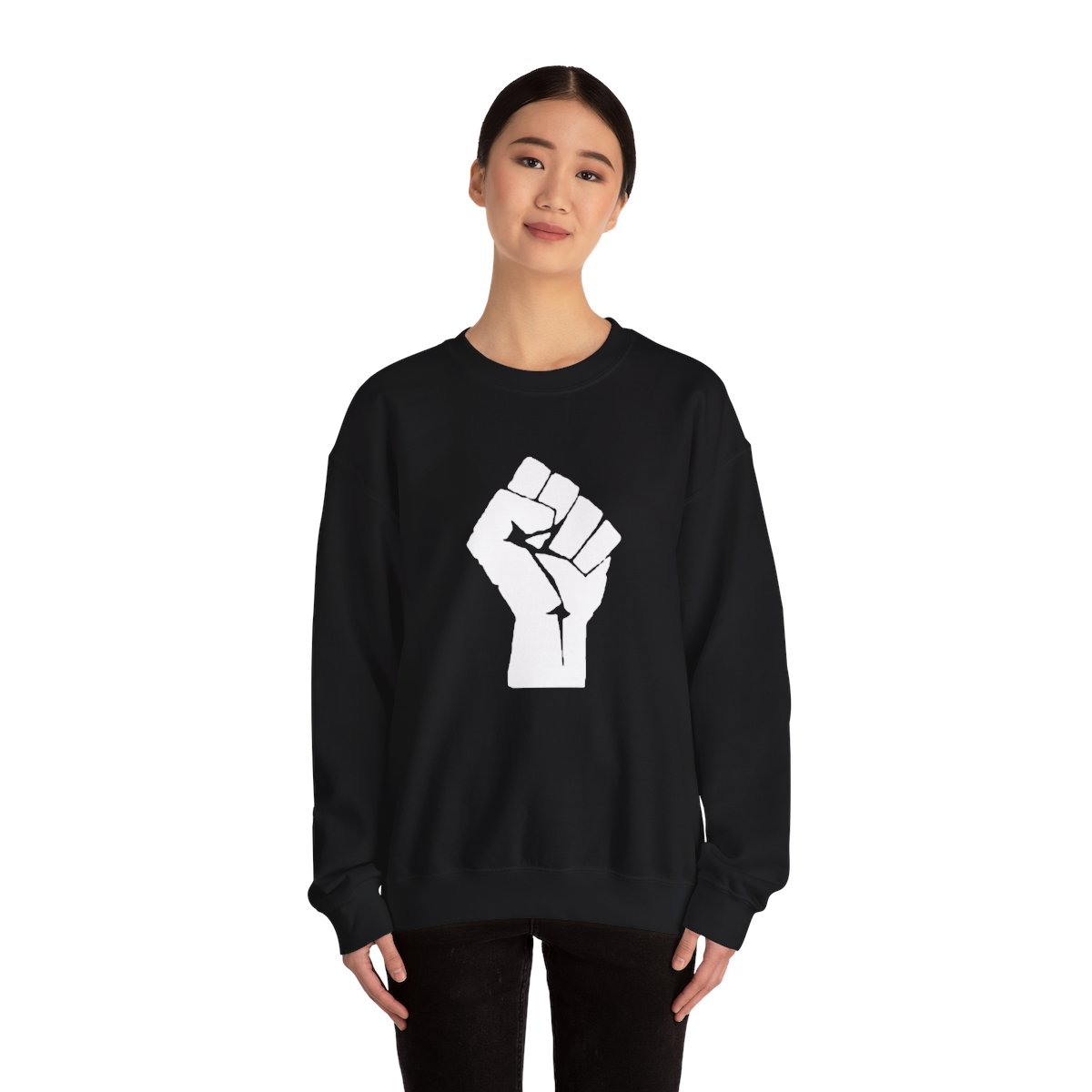 Raised Fist Crewneck Sweatshirt